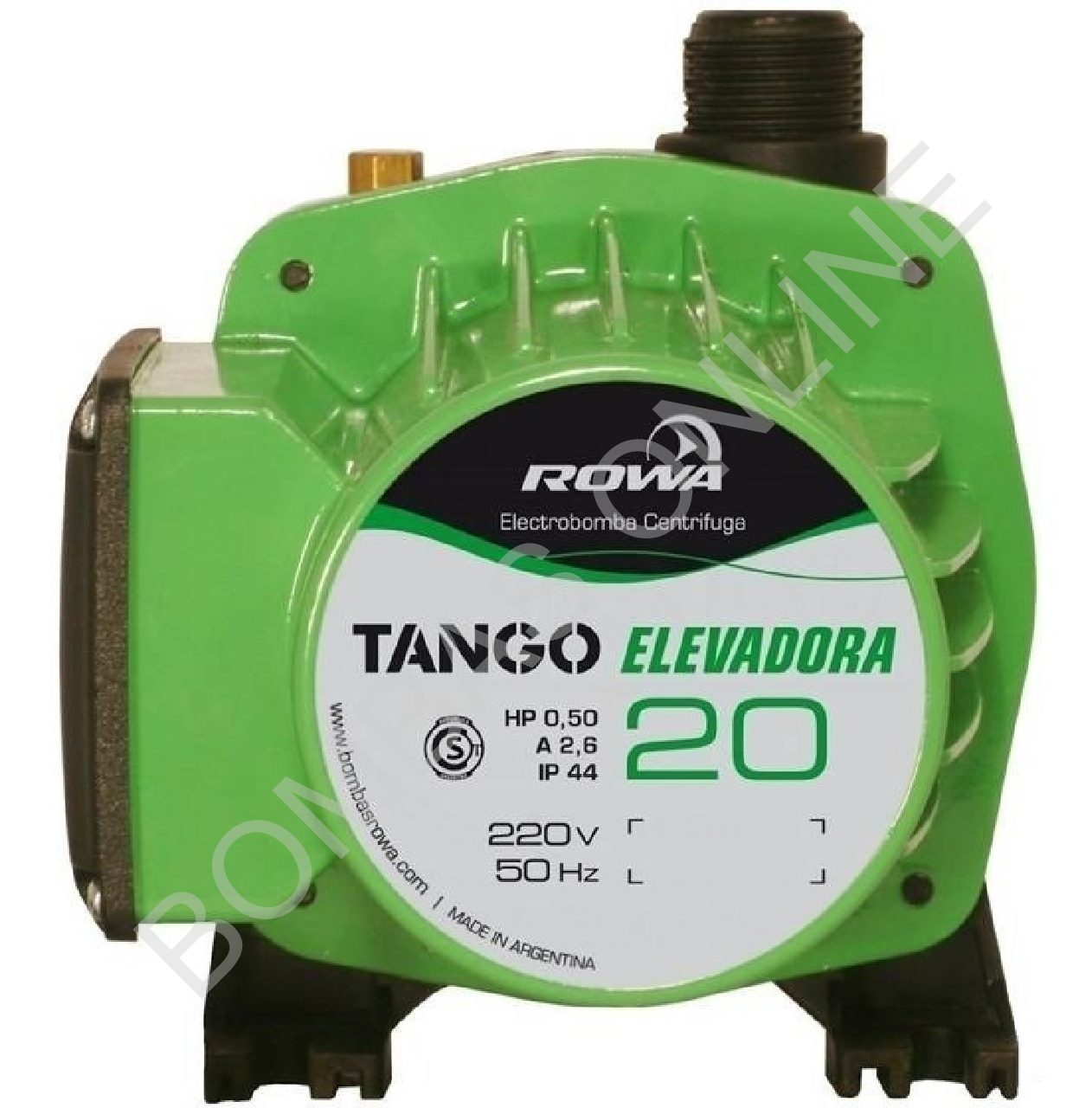 Bomba Elevadora ROWA TANGO ELEV. 20 – 0.5 HP – Monofásica – Precio