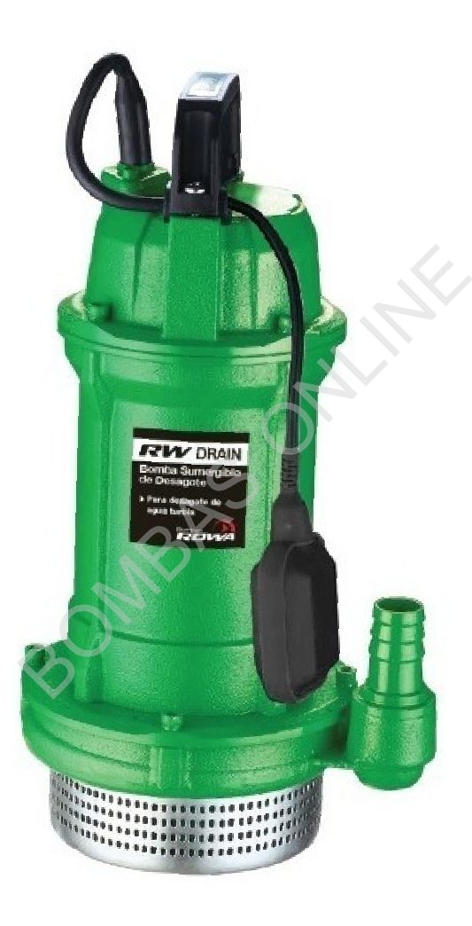 Bomba Sumergible Desagote ROWA RW DRAIN T 18 / 6 F – 0.5 HP – Monofásica – Precio