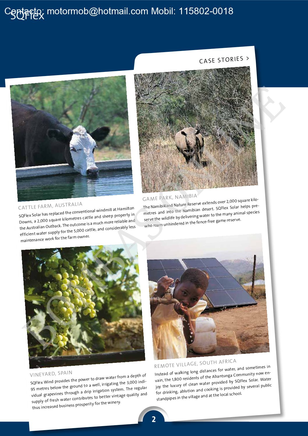 GRUNDFOS SQF 1.2-3 Rp 1 1/4 cpl. SUMERGIBLE ENERGIA EOLICA / SOLAR 380V 96834838 Helicoidal – PRECIO