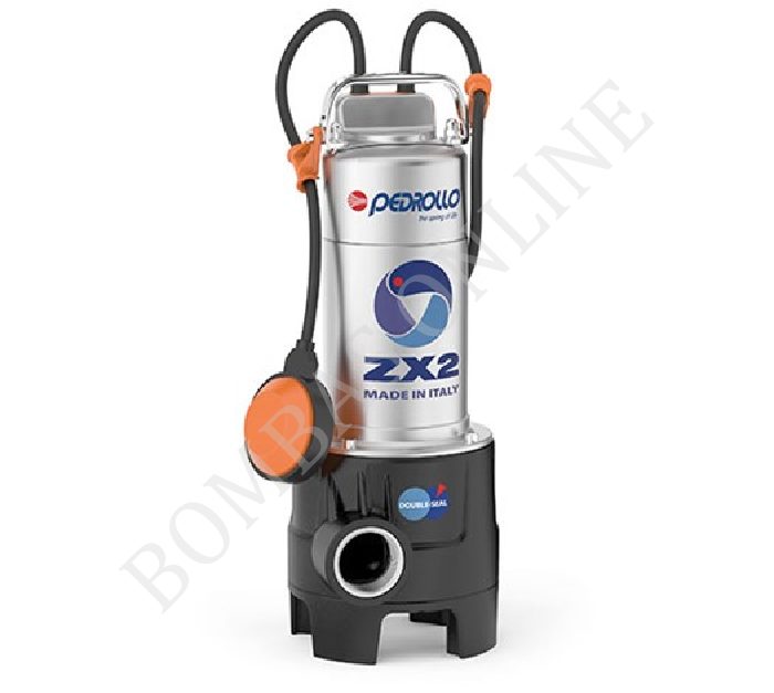 BOMBA DESAGOTE CLOACAL PEDROLLO ZXm 2/40 – 0,8 HP MONOFASICA – PRECIO