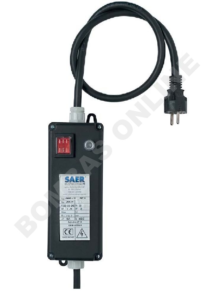 Tablero de Arranque para Bomba Sumergible Monofásica de 4″ – SAER AMS-0,5 – 0.5 HP – SAE2000105