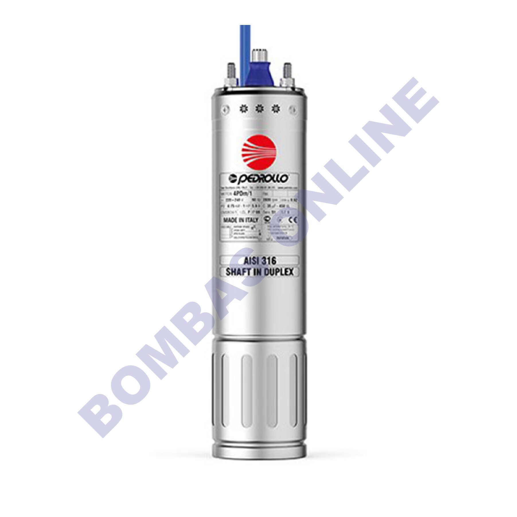 Motor Sumergible PEDROLLO 4″ 4PD 1,5 HP T – 1.5 HP – Trífasico